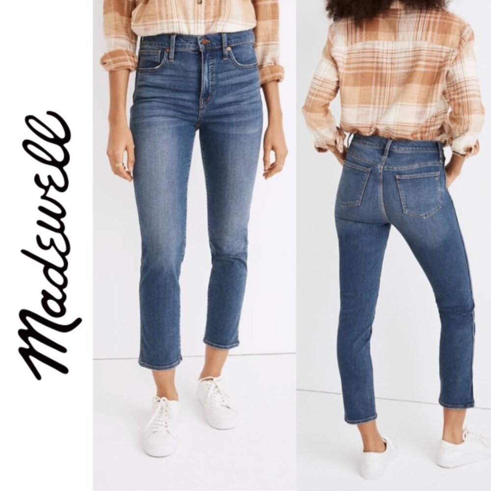 Madewell Stovepipe Jean in Dearham Wash Size 25
